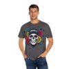 Skull & Rose Graphic Tee, Edgy Streetwear Shirt, Gothic T-Shirt, Unique Gift for Music Lovers, Casual Wear for Festivals - Image 44