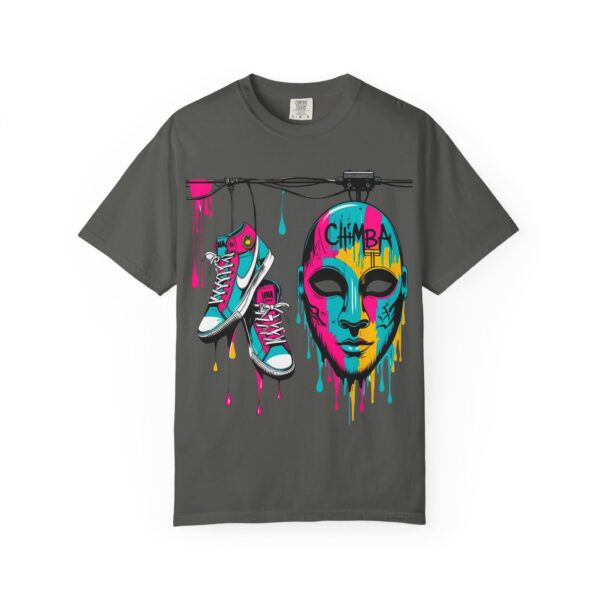 Tenis Voladores – Kicks from the Wires T-Shirt with Urban Art Design - Perfect for Casual Wear, Street Style, Gift for Artists, Hip-Hop Culture, Summer Festivals - Image 29