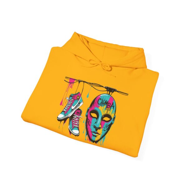 Tenis Voladores – Kicks from the Wires Hooded Sweatshirt | Trendy Graphic Sweatshirt, Comfortable Hoodie, Perfect for Gift, Unisex Fashion, Casual Wear - Image 16