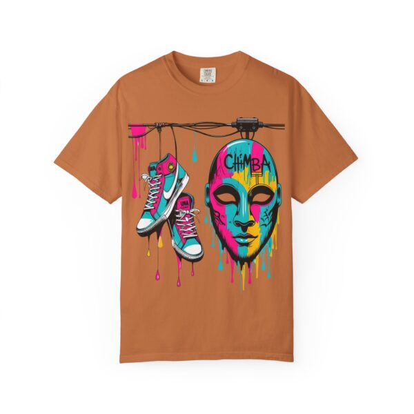 Tenis Voladores – Kicks from the Wires T-Shirt with Urban Art Design - Perfect for Casual Wear, Street Style, Gift for Artists, Hip-Hop Culture, Summer Festivals - Image 25