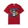 Skull & Rose Graphic Tee, Edgy Streetwear Shirt, Gothic T-Shirt, Unique Gift for Music Lovers, Casual Wear for Festivals - Image 53