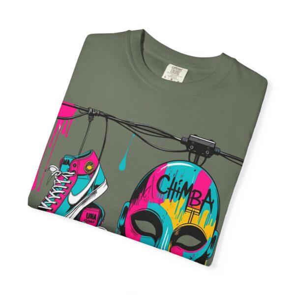 Tenis Voladores – Kicks from the Wires T-Shirt with Urban Art Design - Perfect for Casual Wear, Street Style, Gift for Artists, Hip-Hop Culture, Summer Festivals - Image 43