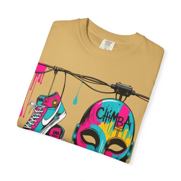 Tenis Voladores – Kicks from the Wires T-Shirt with Urban Art Design - Perfect for Casual Wear, Street Style, Gift for Artists, Hip-Hop Culture, Summer Festivals - Image 23