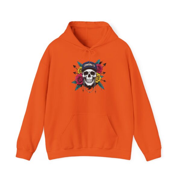 Skull Floral Sweatshirt, Unisex Hoodie for Music Lovers, Trendy Gift for Halloween, Casual Apparel, Comfortable Streetwear - Image 17