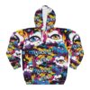 Cloudy Eyes Pullover Hoodie, Streetwear Fashion, Unisex Hoodie, Gift for Him/Her, Festival Wear, Statement Clothing