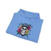 Skull Floral Sweatshirt, Unisex Hoodie for Music Lovers, Trendy Gift for Halloween, Casual Apparel, Comfortable Streetwear - Image 28