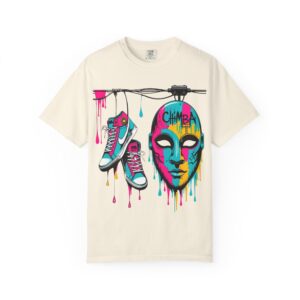 Tenis Voladores – Kicks from the Wires T-Shirt with Urban Art Design - Perfect for Casual Wear, Street Style, Gift for Artists, Hip-Hop Culture, Summer Festivals