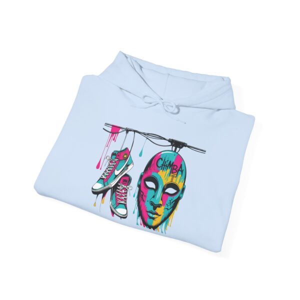 Tenis Voladores – Kicks from the Wires Hooded Sweatshirt | Trendy Graphic Sweatshirt, Comfortable Hoodie, Perfect for Gift, Unisex Fashion, Casual Wear - Image 24