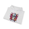 Stylish Skull Hoodie, Unisex Sweatshirt, Gothic Apparel, Edgy Gift, Casual Wear, Festival Style, Everyday Comfort - Image 3