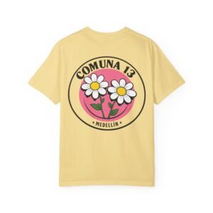 Comuna 13 Flower Tee – Medellín Colombia Clothing