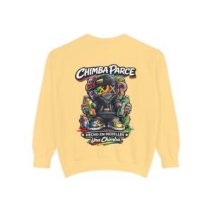 Chimba Parce Graphic Sweatshirt — 'Hecho en Medellín' Streetwear Crewneck