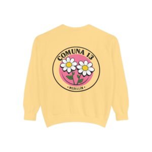 Comuna 13 Daisy Sweatshirt — Medellín Floral Crewneck