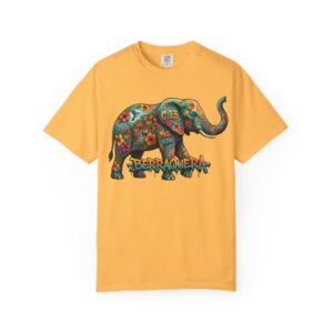 Elephant Berraqurra T-Shirt — Colorful Psychedelic '13' Design