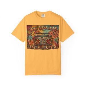 Aquí Suena La 13 T-Shirt — Comuna 13 Retro Boombox Music Tee
